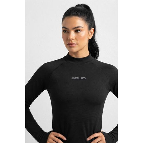 SOLID - Women's Long Sleeve Athletic Basic Top Lightweight & Breathable Wear