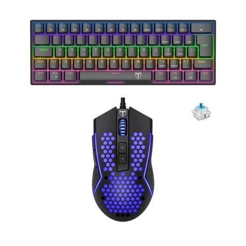 TGK321 Mechanical Keyboard Blue Switch & TGM-114 RGB Gaming Mouse Combo