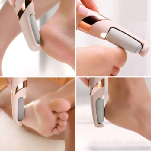 Pedicure Machine Rechargeable Rotary Pedicure Machine Electric Dead Skin Remover Dry Dead Skin Remover White for All-round Foot Care at Home