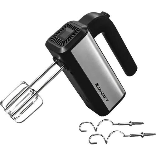 Hand Mixer & Eggs Beater (2 Beater+2 Dough Hooks)5 Speeds-800W(JMK6012)