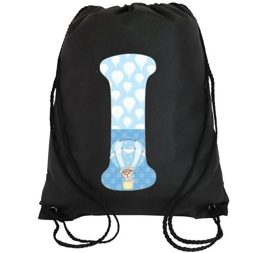 back bag black High quality 100% linen handbag with distinctive design and shapes, multi-use (travel/lecture/club/work),letter I