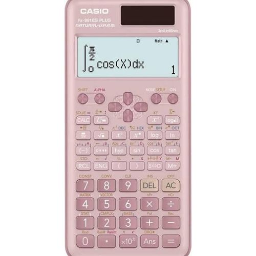 Calculator FX-991ES PLUS 2nd Edition Scientific Calculator - Pink - 417 Functions - Made in Thailand
