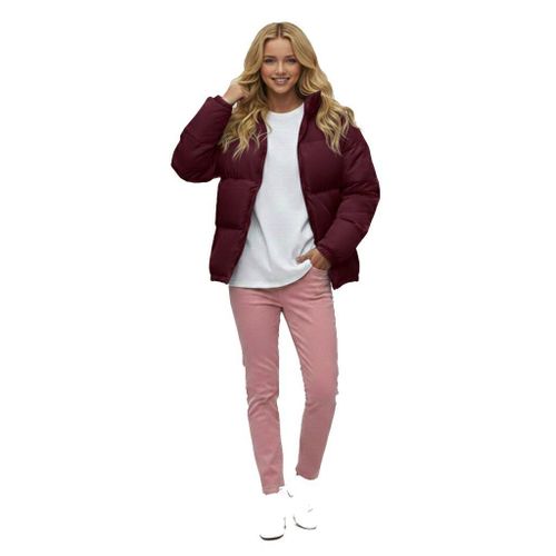 Waterproof Puffer Jacket with Removable Hood