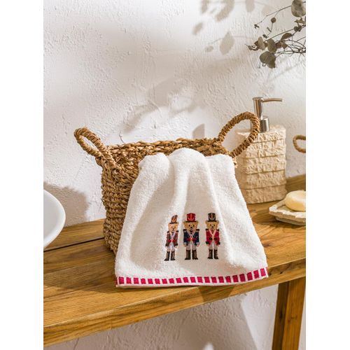 Teddy Bear Embroidered Cotton Face Towel 50X80 Cm
