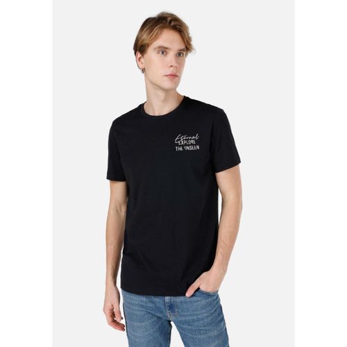 Men T-SHIRT SHORT SLEEVE BLACK