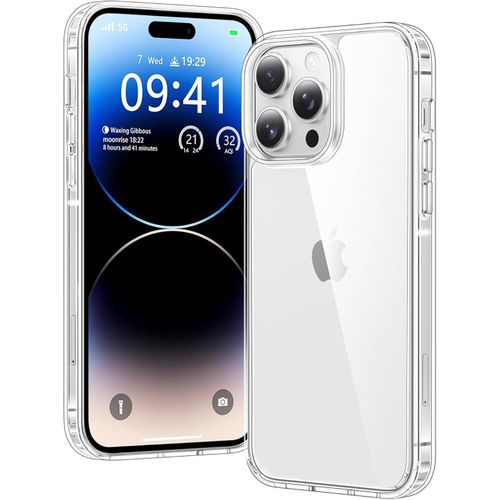 Clear Case for iPhone 14 Pro Max, Ultra Thin, Shockproof TPU Cover, Anti-Yellowing, Crystal Clear, Phone Case for Apple iPhone 14 Pro Max - Clear