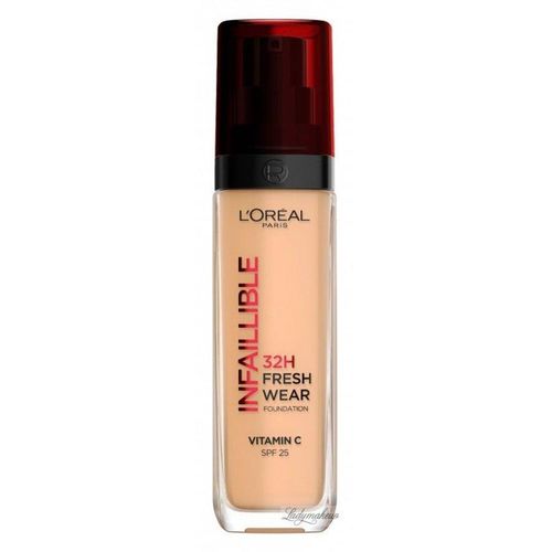 L'OREAL PARIS Infallible 32hr Fresh Wear Liquid Foundation - 130 Beige, 30ml 130 cool rose