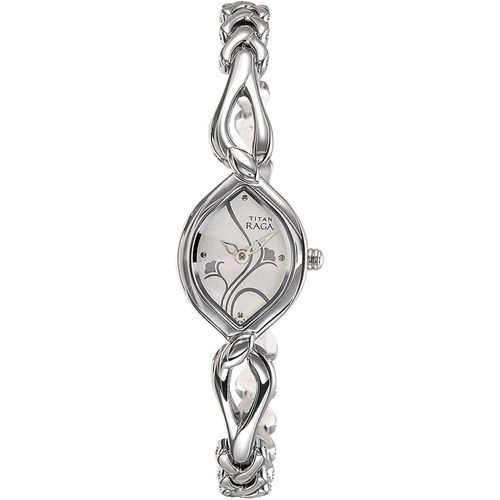 Raga Gold/Silver Metal Jewellery Design, Bracelet Clasp, Quartz Glass, Water Resistant, Analog Wrist Watch
