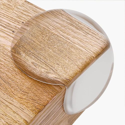 Silicon Corner Protector Sharp Edges Table Corner Protector for Baby Bed Corners Edge Protector Child Safety Corner Edge Safety Guard for Kids Round, 4 Pcs