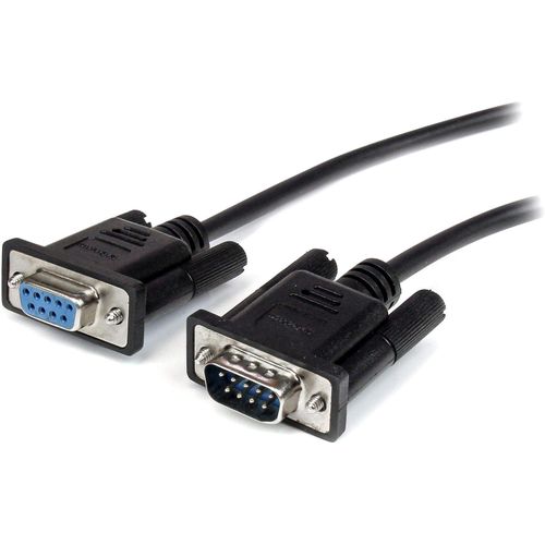 HPRT 125 cm Black Serial Cable 9 Pin DB9 Male to Female for Printer, Modem, Older Computer