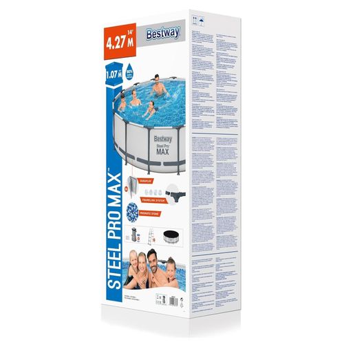 Steel Pro MAX 14' x 42''/4.27m x 1.07m Pool Set