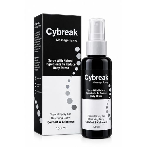 Cybreak Topical Massage Spray for Body Stress Relief - 100 ml