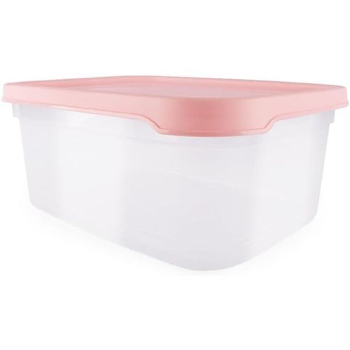 6L Clear Plastic Storage Box with Lid Airtight Stackable BPA Free Fruit Vegetable Storage Box