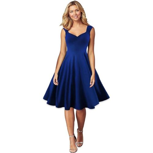 Blue Scuba Dress