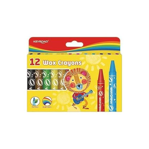 Keyroad Jumbo Wax Crayons 12 Colors – Model KR971307
