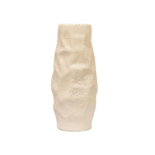 Venti Pottery Vase H25CM*D12CM - Beige