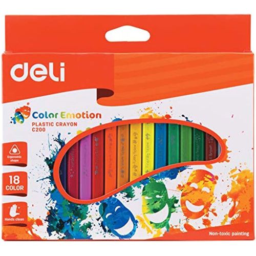 18 colors plastic crayon