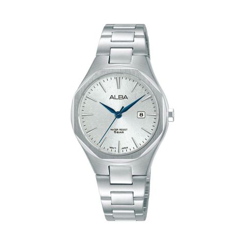 Ladies' Watch Stainless Band Silver White Dial AH7DP3X1