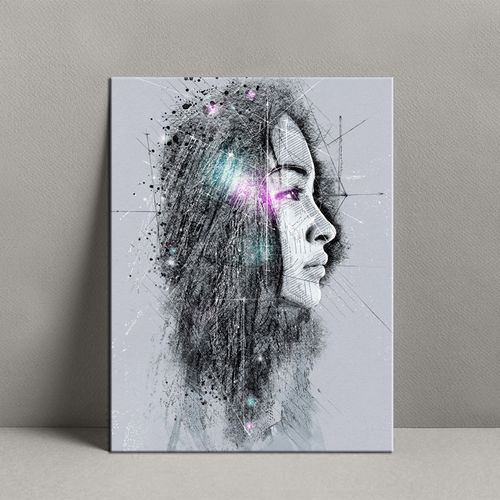 Modern Tableau - Abstract 40 X 30 Cm