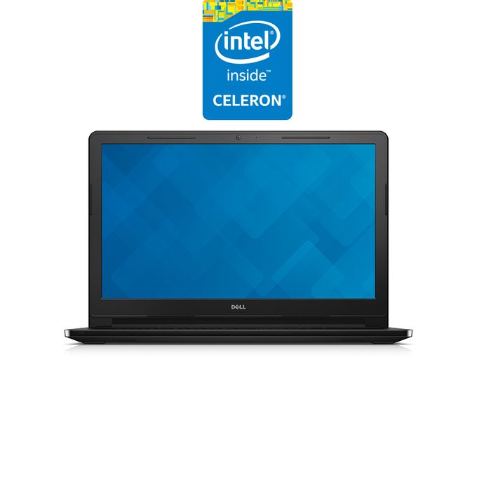 Inspiron 15-3552 لاب توب - انتل سيليرون - رام 4 جيجا - هارد HDD 1 تيرا - شاشة HD 15.6 بوصة - رسومات انتل - Ubuntu - أسود