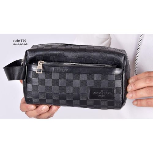 Men's leather handbag