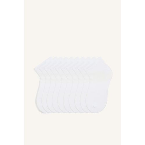 Man 10 Piece Cotton Ankle Socks