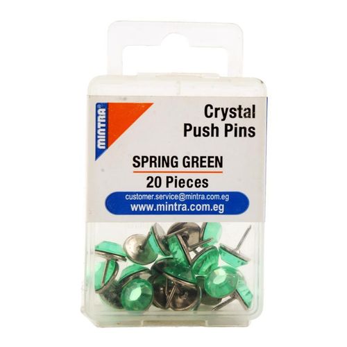 Office Pins Plastic Box Spring Green 20 Pins Model 95681
