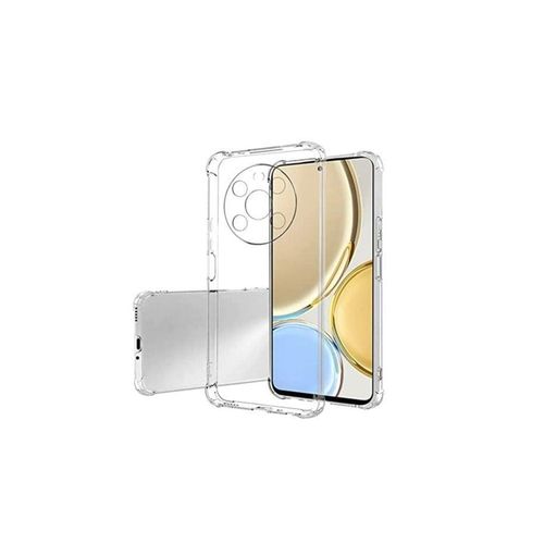 Case Compatible with Honor X9 Cover Silicone Transparent TPU Anti-shock Protector Camera Shockproof Corners - Clear