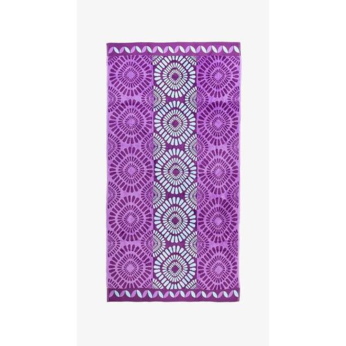 منشفة شاطئ سيجنولا قطن فاخر تجمع بين الراحة الفاخرة والأداء العملي مقاس 90 * 170 سم - دوائر موف.