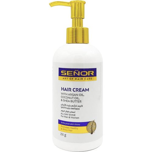 Hair Cream with Argan Oil, Coconut Oil & Shea Butter - 250g