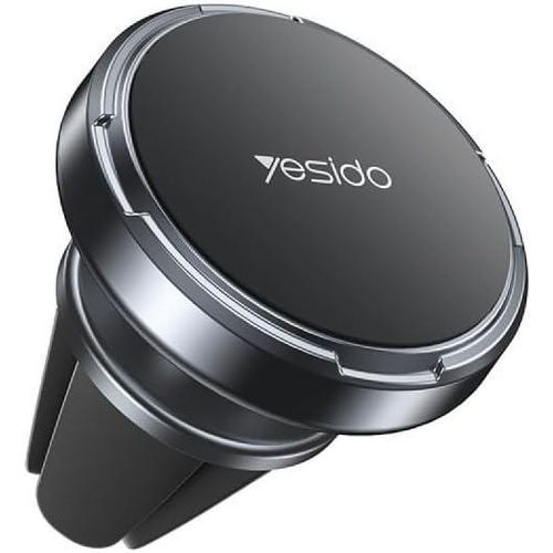 C214 Mini Magnetic Air Vent Car Phone Holder Zinc Alloy Black