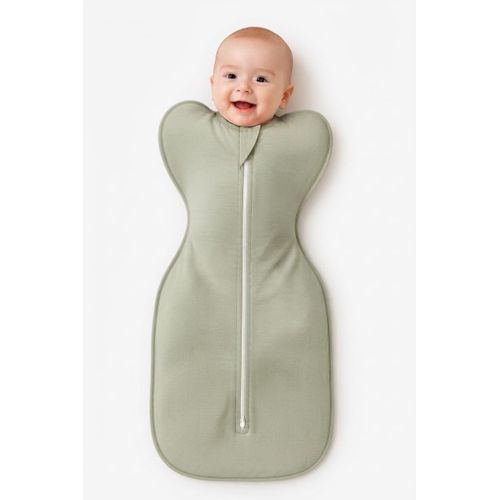 Baby Swaddle Sleep Sack - 100% Egyptian Cotton Swaddle Wrap for Newborns (0-6 Months), Arms-Up Design Baby Sleeping Bag, Soft Breathable Infant Swaddle, Made in Egypt - Mint Green
