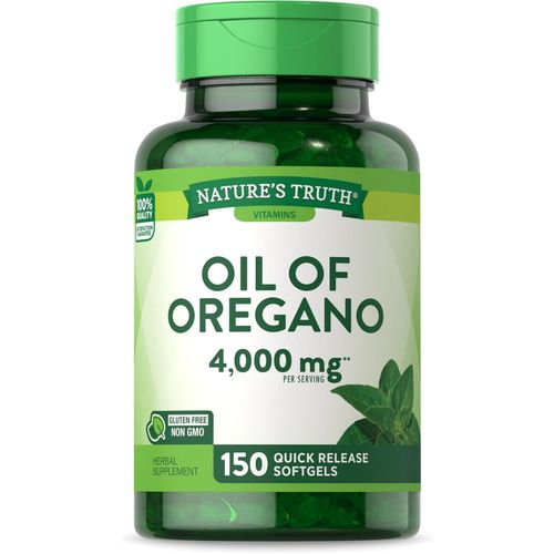 Oil of Oregano 2,000 mg Equivalent Softgels 150 Softgels 75 Servings - Advanced Immune, Antioxidant & Herbal Support Matrix - Non-GMO & Gluten-Free