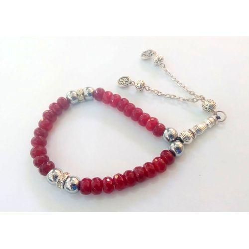 سلسلة وأساور روبي هندية أنيقة للجنسين