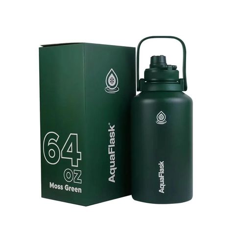 Stainless Steel Water Bottle Regular 64Oz - 1,892 Ml - Moss Green