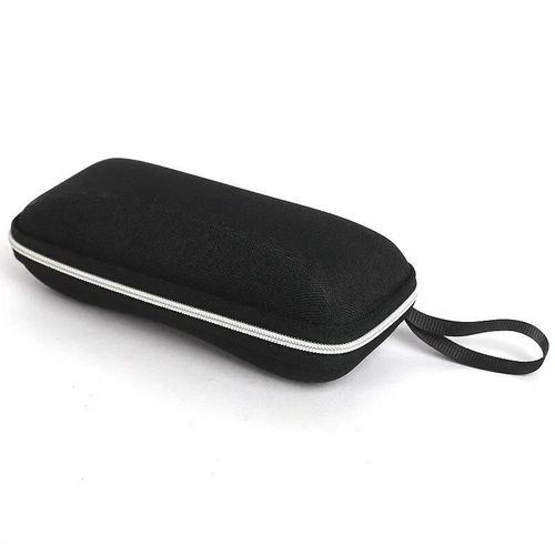 Hard Eyeglass Case with Zipper & Carrying Strap - Protective Travel Case for Sunglasses and Eyeglasses