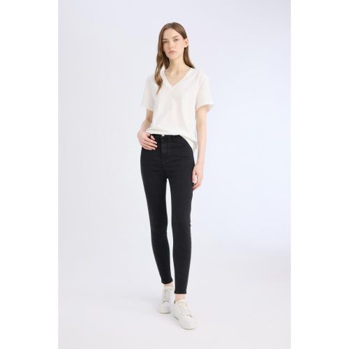 Woman Jegging Trousers - Anthra