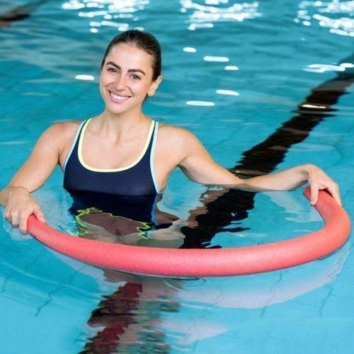 Colorful, squishy swim noodles, perfect for playing in the pool or at the beach. One piece.