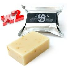 Natural Citrus Soap Bar - 100g x2