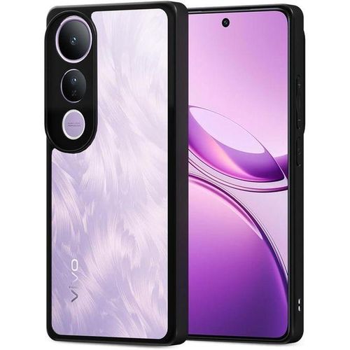 Case For Vivo V50 Lite, Crystal Clear Non-Yellowing, Military Grade Protection, Shockproof Protective Cover with Camera Protection for Vivo V50 Lite 5G (Black Frame)