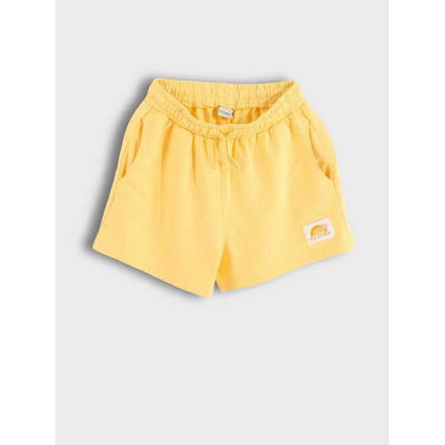 Girl's Shorts With Elastic Waist And Pockets
