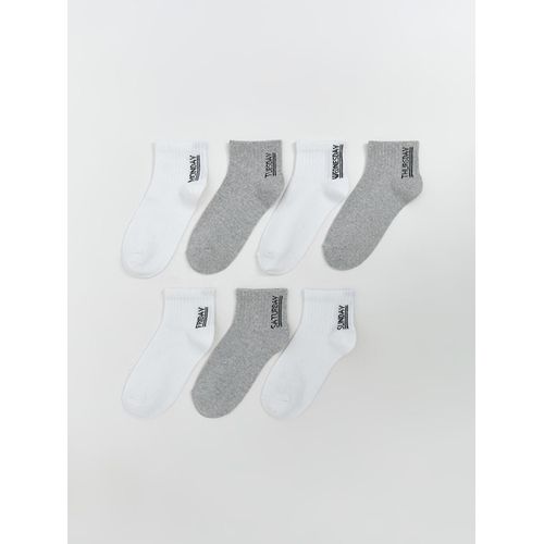 Patterned Boy's Ankle Socks 7 Pack