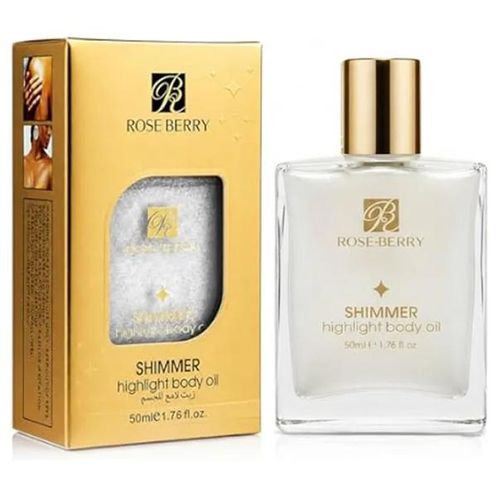 Shimmer Highlight Body Oil 50ml for Radiant Skin - champagne