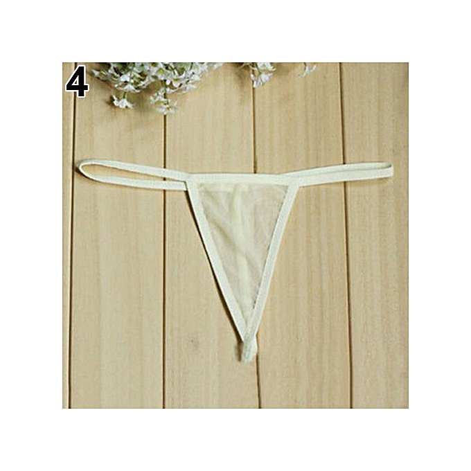 Pure Cotton G-string (Nude) - Cotton Thong - Kayser Lingerie