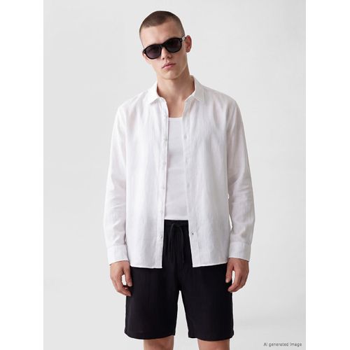 Regular Fit Crinkle Men's Shirt