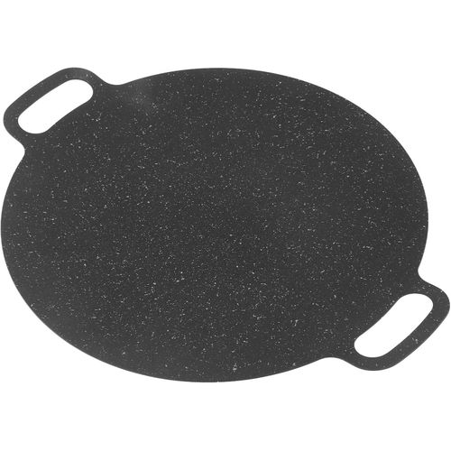 Korean Grill Pan, 6 Layer Round Barbecue Griddle, BBQ Grill Pan with Storage Bag Coating Round Griddle for Indoor Outdoor Cooking for Stove Top, Induction, Gas Cooker (28cm)