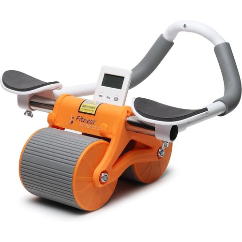 Automatic Rebound Abs Wheel* Gym Abs Roller with Knee Mat * 1 Set *