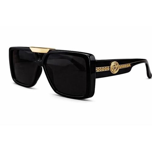 Luxury Square Black Sunglasses for Men – UV Protection – Fashion Design
