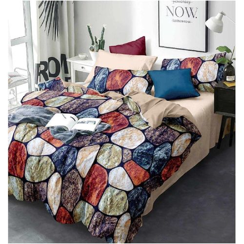 Turkish cotton bed sheet set - 4 pieces - 1 bed sheet 240*260 cm - 1 pillowcase 45*160 cm - 2 pillowcases 50*70 cm - High quality material - Designs to suit all tastes (6)