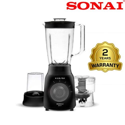 Blender – Rotato-2-in-1 – 1.5L – 500W – 3 Speeds – Grinder Attachment – Stainless Steel Blades – Black – MAR-2510 – 2 Years Warranty